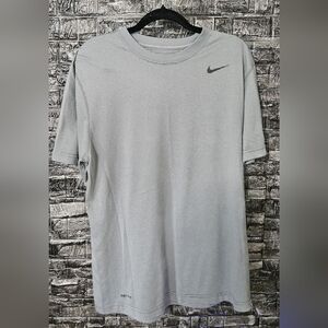 Nike Gray Striped Shirt